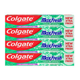 GETIT.QA- Qatar’s Best Online Shopping Website offers COLGATE GEL TOOTHPASTE MAX FRESH CLEAN MINT 4 X 75 ML at the lowest price in Qatar. Free Shipping & COD Available!