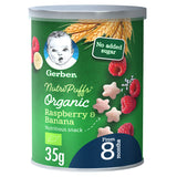 GETIT.QA- Qatar’s Best Online Shopping Website offers GERBER PUFF RASPBRY&BANAN35G at the lowest price in Qatar. Free Shipping & COD Available!