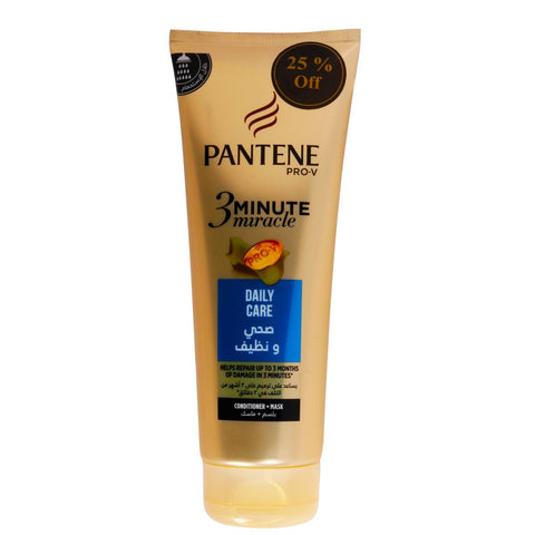 GETIT.QA- Qatar’s Best Online Shopping Website offers PANTENE PRO V DAILY CARE 3 MINUTE MIRACLE 200ML at the lowest price in Qatar. Free Shipping & COD Available!