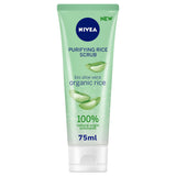 GETIT.QA- Qatar’s Best Online Shopping Website offers NIVEA FACE PURIFYING RICE SCRUB ORGANIC RICE & BIO ALOE VERA 75 ML at the lowest price in Qatar. Free Shipping & COD Available!