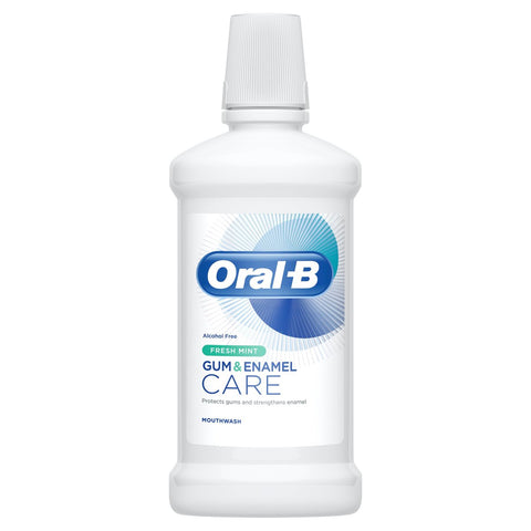 GETIT.QA- Qatar’s Best Online Shopping Website offers ORAL B GUM & ENAMEL CARE FRESH MINT MOUTHWASH 500 ML at the lowest price in Qatar. Free Shipping & COD Available!