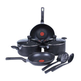 GETIT.QA- Qatar’s Best Online Shopping Website offers TEFAL NON STICK COOKWARE SET SUPER COOK 9PCS BLACK B143S984 at the lowest price in Qatar. Free Shipping & COD Available!