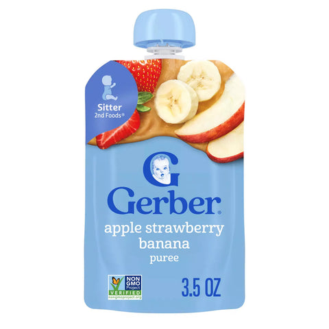 Gerber Organic for Baby Apple Strawberry Banana 99 g