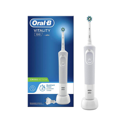 GETIT.QA- Qatar’s Best Online Shopping Website offers ORAL-B VITALITY D100 RECHARGEABLE TOOTHBRUSH 413.1 at the lowest price in Qatar. Free Shipping & COD Available!