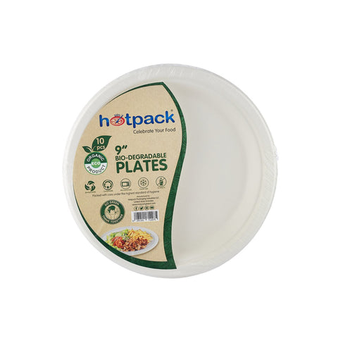 GETIT.QA- Qatar’s Best Online Shopping Website offers HOTPACK PAPER PLATES BIO-DEGRADABLE 9INCH 10PCS at the lowest price in Qatar. Free Shipping & COD Available!