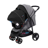 GETIT.QA- Qatar’s Best Online Shopping Website offers FIRST STEP BABY STROLLER WITH CAR SEAT C6798ZY GRAY at the lowest price in Qatar. Free Shipping & COD Available!