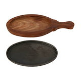 GETIT.QA- Qatar’s Best Online Shopping Website offers CHEFLINE CAST IRON SIZZLER TRAY OVAL IND at the lowest price in Qatar. Free Shipping & COD Available!