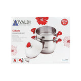 GETIT.QA- Qatar’s Best Online Shopping Website offers VIVALDI STAINLESS STEEL STEAMER ORKIDE G460 at the lowest price in Qatar. Free Shipping & COD Available!