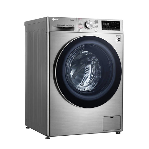 GETIT.QA- Qatar’s Best Online Shopping Website offers LG FRONT LOAD WASHER & DRYER F4V5VGP2T 9KG/6KG STAINLESS SILVER at the lowest price in Qatar. Free Shipping & COD Available!