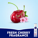 GETIT.QA- Qatar’s Best Online Shopping Website offers NIVEA ANTIPERSPIRANT SPRAY FOR WOMEN FRESH CHERRY 150 ML at the lowest price in Qatar. Free Shipping & COD Available!