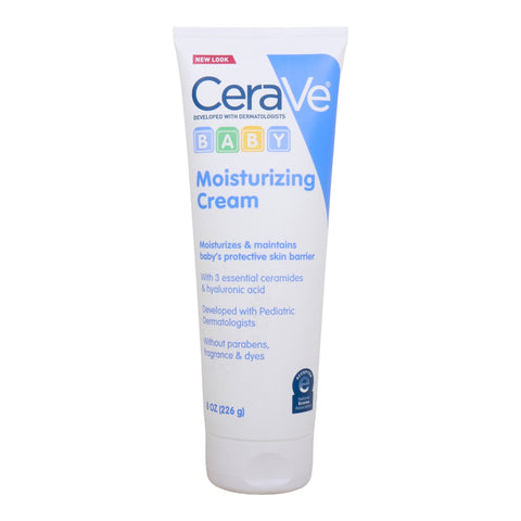 GETIT.QA- Qatar’s Best Online Shopping Website offers CeraVe Baby Moisturizing Cream No Fragrance 226 g at the lowest price in Qatar. Free Shipping & COD Available!
