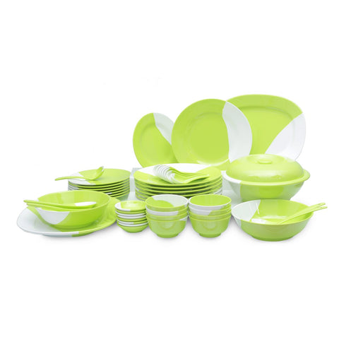 GETIT.QA- Qatar’s Best Online Shopping Website offers SUPERWARE DINNER SET 50S 2 TONE B5870-MG4733 GREEN at the lowest price in Qatar. Free Shipping & COD Available!