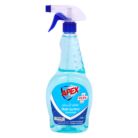 GETIT.QA- Qatar’s Best Online Shopping Website offers APEX MULTI SURFACE DISINFECTANT 750ML at the lowest price in Qatar. Free Shipping & COD Available!