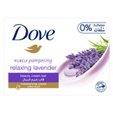 GETIT.QA- Qatar’s Best Online Shopping Website offers DOVE RELAXING LAVENDER BEAUTY CREAM BAR SOAP 160 G at the lowest price in Qatar. Free Shipping & COD Available!