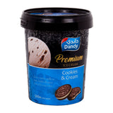 GETIT.QA- Qatar’s Best Online Shopping Website offers DANDY PREMIUM ICE CREAM COOKIES & CREAM 500 ML at the lowest price in Qatar. Free Shipping & COD Available!