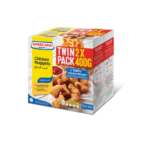 GETIT.QA- Qatar’s Best Online Shopping Website offers AMERICANA CHICKEN NUGGETS 2 X 400 G at the lowest price in Qatar. Free Shipping & COD Available!