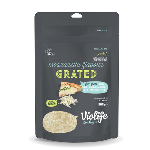 GETIT.QA- Qatar’s Best Online Shopping Website offers VIOLIFE VEGAN GRATED MOZZARELLA CHEESE 200 G at the lowest price in Qatar. Free Shipping & COD Available!