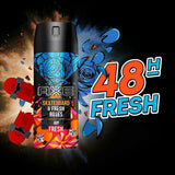 GETIT.QA- Qatar’s Best Online Shopping Website offers AXE SKATEBOARD & FRESH ROSES DEODORANT 150 ML at the lowest price in Qatar. Free Shipping & COD Available!