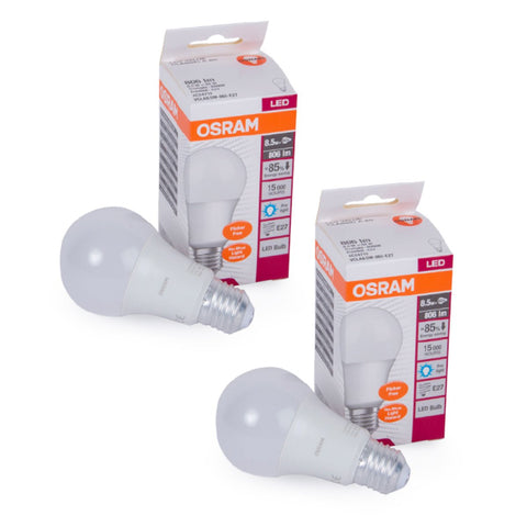 GETIT.QA- Qatar’s Best Online Shopping Website offers OSRM LED BULB 8.5WATT E27 2PCS COOL DAY LIGHT at the lowest price in Qatar. Free Shipping & COD Available!