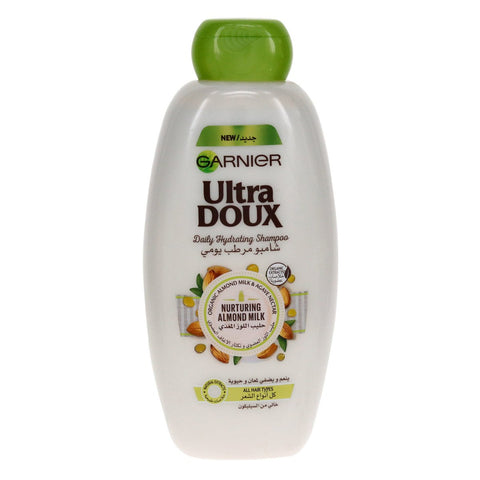 GETIT.QA- Qatar’s Best Online Shopping Website offers GARNIER SHAMPOO ULTRA DOUX NURTURING ALMOND MILK 600 ML at the lowest price in Qatar. Free Shipping & COD Available!