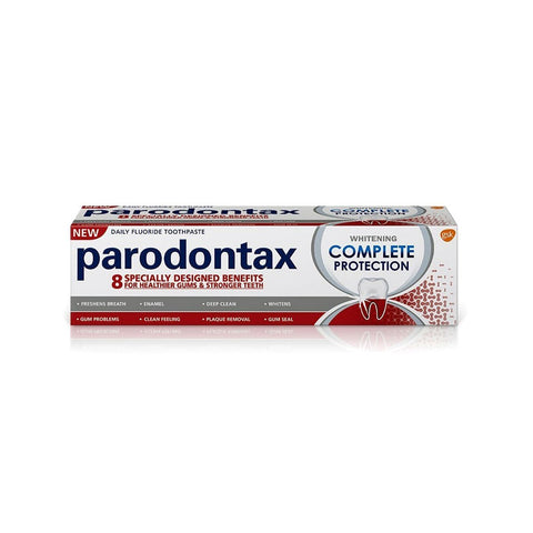 GETIT.QA- Qatar’s Best Online Shopping Website offers PARODONTAX WHITENING TOOTHPASTE COMPLETE PROTECTION 75 ML at the lowest price in Qatar. Free Shipping & COD Available!