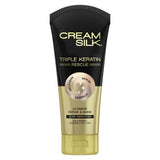 GETIT.QA- Qatar’s Best Online Shopping Website offers CREAM SILK TRIPLE KERATIN RESCUE ULTIMATE REPAIR & SHINE CONDITIONER 170 ML at the lowest price in Qatar. Free Shipping & COD Available!