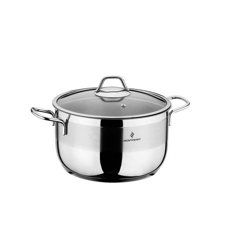 GETIT.QA- Qatar’s Best Online Shopping Website offers SOFRAM STAINLESS STEEL COOKING POT WITH LID 16CM at the lowest price in Qatar. Free Shipping & COD Available!