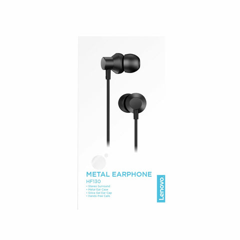 GETIT.QA- Qatar’s Best Online Shopping Website offers LENOVO IN-EAR METAL STEREO EARPHONE HF130 BLACK at the lowest price in Qatar. Free Shipping & COD Available!