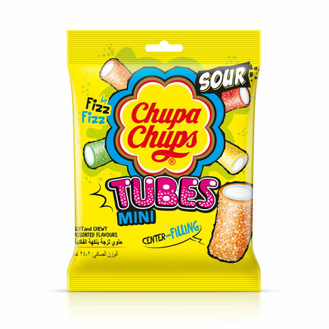 GETIT.QA- Qatar’s Best Online Shopping Website offers CHUPA CHUPS MINI SOUR TUBE MIX FRUIT JELLIES 85.5 G at the lowest price in Qatar. Free Shipping & COD Available!