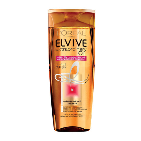 GETIT.QA- Qatar’s Best Online Shopping Website offers L'OREAL ELVIVE EXTRA ORDINARY OIL NOURISHING SHAMPOO 600 ML at the lowest price in Qatar. Free Shipping & COD Available!