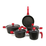 GETIT.QA- Qatar’s Best Online Shopping Website offers GIGILLI GRANITE COOKWARE SET 9PCS ASSORTED COLORS TURKEY at the lowest price in Qatar. Free Shipping & COD Available!