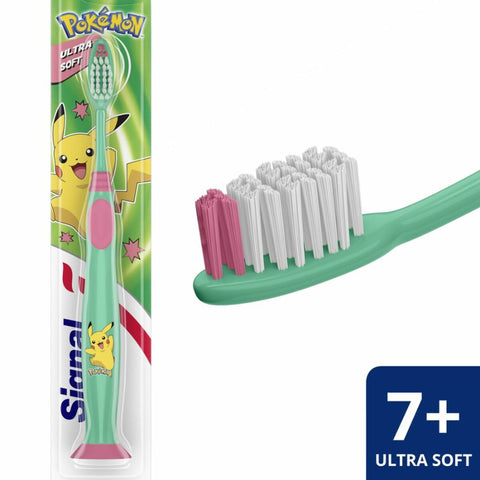 GETIT.QA- Qatar’s Best Online Shopping Website offers SIGNAL TOOTHBRUSH FOR KIDS 7 YEARS ULTRA SOFT ASSORTED COLOR 1 PC at the lowest price in Qatar. Free Shipping & COD Available!