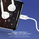 GETIT.QA- Qatar’s Best Online Shopping Website offers TOTU STEREO LIGHTNING WIRED EARPHONE (EAUL-011) at the lowest price in Qatar. Free Shipping & COD Available!