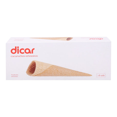 GETIT.QA- Qatar’s Best Online Shopping Website offers DICAR ARTISAN SUGAR WAFER CONES 6 PCS 110 G at the lowest price in Qatar. Free Shipping & COD Available!