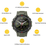 GETIT.QA- Qatar’s Best Online Shopping Website offers AMAZFIT T-REX SMART WATCH T-REX(ARMY GREEN) at the lowest price in Qatar. Free Shipping & COD Available!