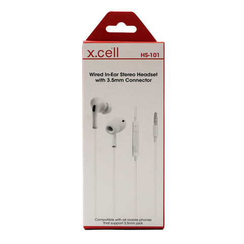 GETIT.QA- Qatar’s Best Online Shopping Website offers X.CELL WIRED MOBILE HEADSET HS101 WHITE at the lowest price in Qatar. Free Shipping & COD Available!