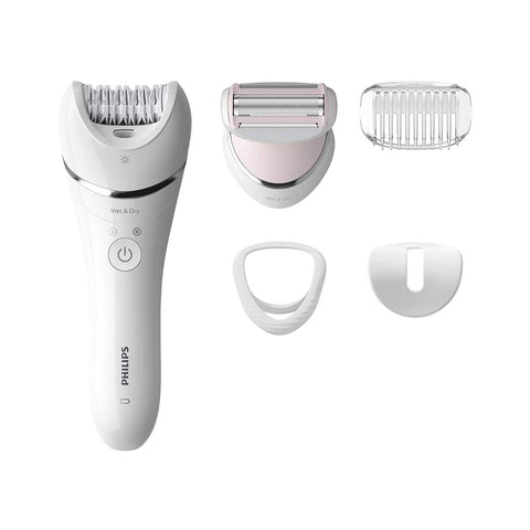 GETIT.QA- Qatar’s Best Online Shopping Website offers PHILIPS SERIES 8000 EPILATOR, WET AND DRY CORDLESS HAIR REMOVAL BRE710/01 at the lowest price in Qatar. Free Shipping & COD Available!