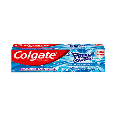 GETIT.QA- Qatar’s Best Online Shopping Website offers COLGATE TOOTHPASTE FRESH CONFIDENCE PEPPERMINT ICE 193G at the lowest price in Qatar. Free Shipping & COD Available!