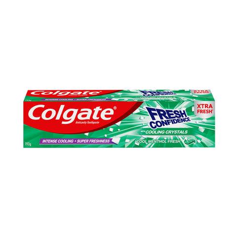 GETIT.QA- Qatar’s Best Online Shopping Website offers COLGATE TOOTHPASTE FRESH CONFIDENCE COOL MENTHOL FRESH 193G at the lowest price in Qatar. Free Shipping & COD Available!