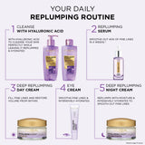 GETIT.QA- Qatar’s Best Online Shopping Website offers L'OREAL PARIS HYALURON EXPERT REPLUMPING SERUM 30 ML at the lowest price in Qatar. Free Shipping & COD Available!