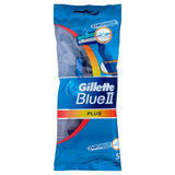 GETIT.QA- Qatar’s Best Online Shopping Website offers GILLETTE BLUE II PLUS MENÂ€™S DISPOSABLE RAZORS 5 PCS at the lowest price in Qatar. Free Shipping & COD Available!