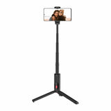 GETIT.QA- Qatar’s Best Online Shopping Website offers PORODO SELFIE STICK WITH TRIPOD PD-USLFTRI-BK BLACK at the lowest price in Qatar. Free Shipping & COD Available!