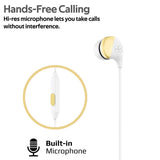 GETIT.QA- Qatar’s Best Online Shopping Website offers PROMATE HD STERO IN-EAR WIRED EARPHONE WITH MICROPHONE COMET GOLD at the lowest price in Qatar. Free Shipping & COD Available!