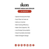 GETIT.QA- Qatar’s Best Online Shopping Website offers IKON DESERT MEGA AIR COOLER IK-MEGA70 70LTR at the lowest price in Qatar. Free Shipping & COD Available!