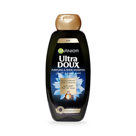 GETIT.QA- Qatar’s Best Online Shopping Website offers GARNIER ULTRA DOUX PURIFYING & SHINE SHAMPOO 600 ML at the lowest price in Qatar. Free Shipping & COD Available!