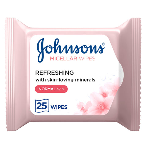 GETIT.QA- Qatar’s Best Online Shopping Website offers JOHNSON'S MICELLAR WIPES REFRESHING NORMAL SKIN 25 PCS at the lowest price in Qatar. Free Shipping & COD Available!