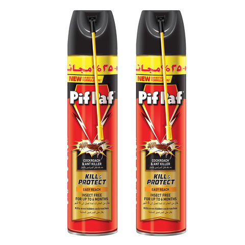 GETIT.QA- Qatar’s Best Online Shopping Website offers PIF PAF COCKROACH & ANT KILLER EASY REACH VALUE PACK 2 X 500 ML at the lowest price in Qatar. Free Shipping & COD Available!