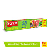 GETIT.QA- Qatar’s Best Online Shopping Website offers SANITA CLING FILM ECO PACK SIZE 45CM X 300M 1 ROLL at the lowest price in Qatar. Free Shipping & COD Available!