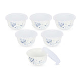 GETIT.QA- Qatar’s Best Online Shopping Website offers CELLO IMPERIAL STOR BOWL 6PCS SET 8.4CM WITH LID DAINTY BLUE at the lowest price in Qatar. Free Shipping & COD Available!