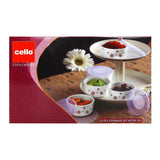 GETIT.QA- Qatar’s Best Online Shopping Website offers CELLO IMPERIAL STOR BOWL 6PCS SET 8.4CM WITH LID DAINTY BLUE at the lowest price in Qatar. Free Shipping & COD Available!